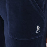 Hollywood Snap Pocket Cotton Velour Track Pants  - Juicy Couture
