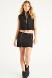 Faux Suede Monogram Vest - Juicy Couture