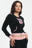 Sweetheart Cotton Velour Hoodie - Juicy Couture