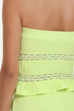 Towel Terry Lace Trim Tube Top - Juicy Couture