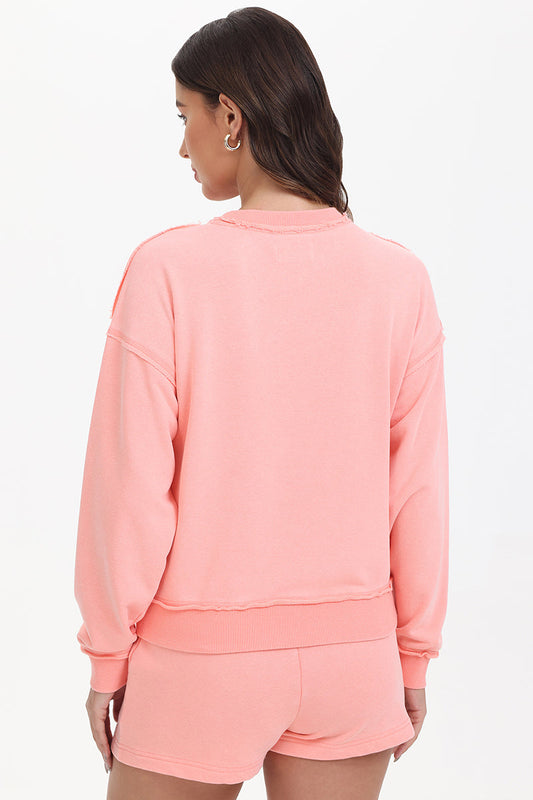 French Terry Embroidered Crewneck - Juicy Couture