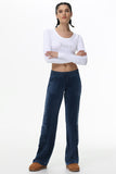 Cropped Long Sleeve Baby Tee - Juicy Couture