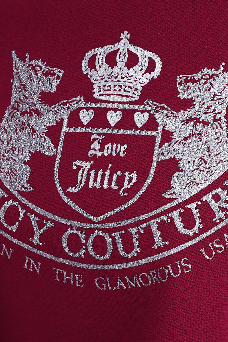 Oversized Fleece Scottie Dog Hoodie - Juicy Couture