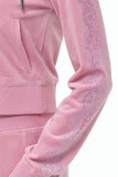 Lace Rhinestone Classic Hoodie - Juicy Couture