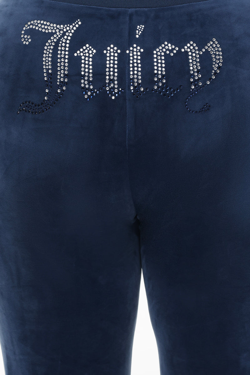Plus-Size Ombre Big Bling Velour Track Pants - Juicy Couture