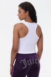 Small Bling High Neck Crop Tank - Juicy Couture