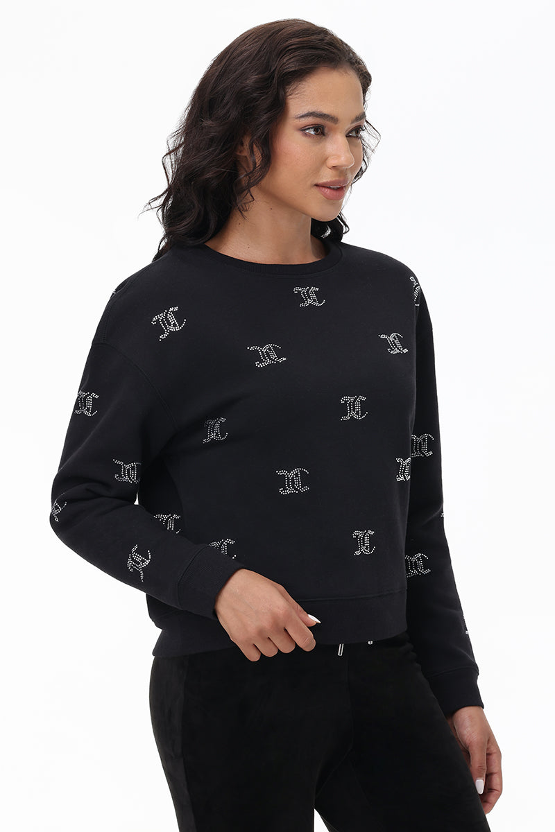 Bling Fleece Sweatshirt - Juicy Couture