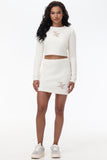 Metallic Eyelash Mini Skirt - Juicy Couture