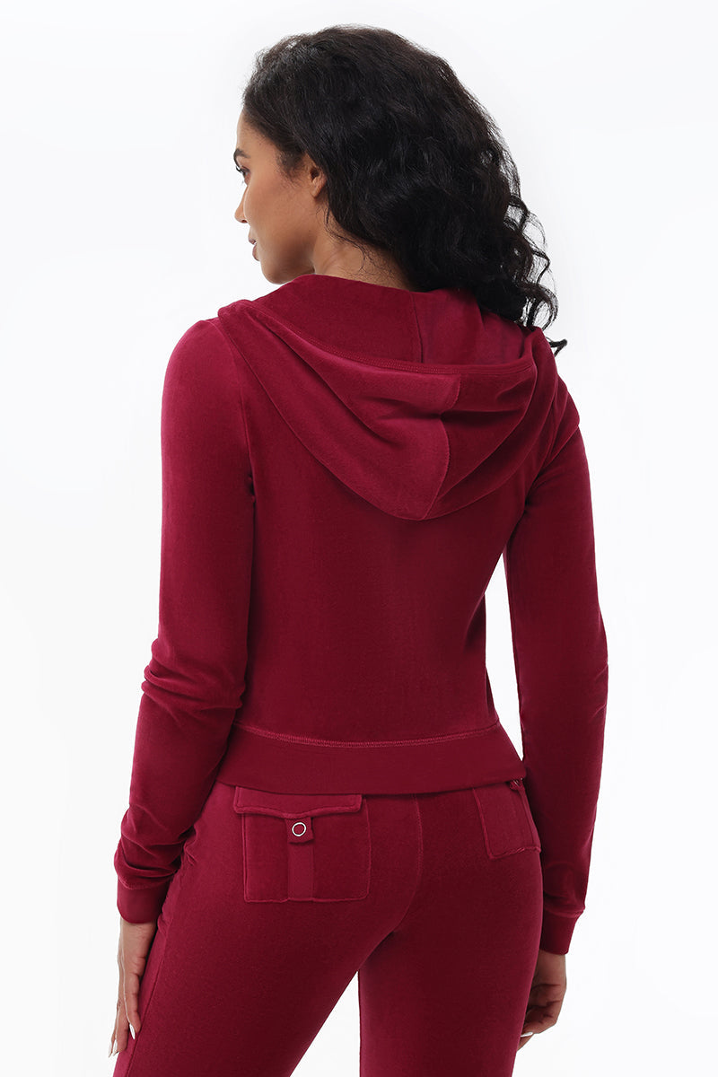 Heritage Cotton Velour Hoodie - Juicy Couture