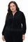 Plus-Size Heritage Cotton Velour Hoodie by Juicy Couture