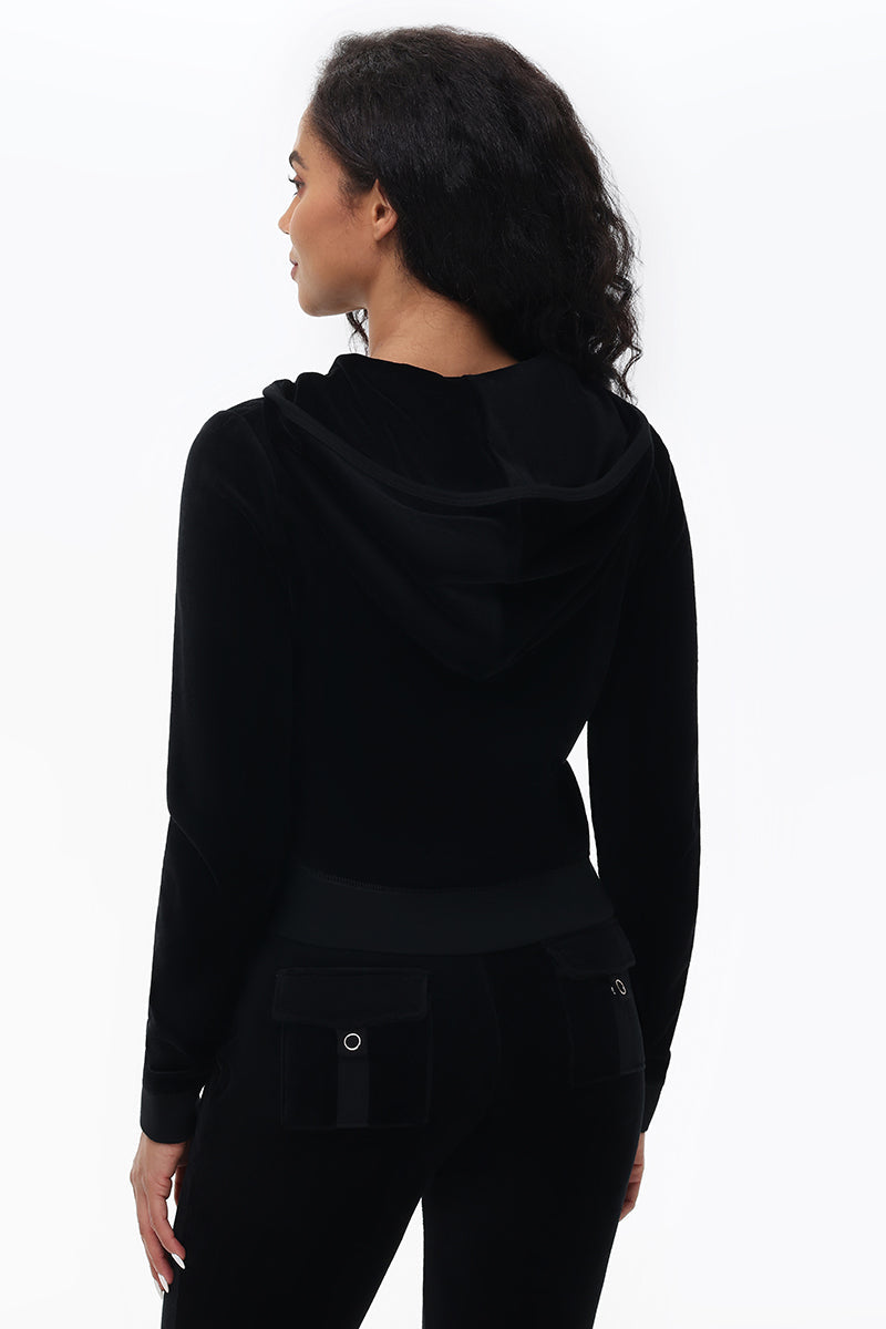 Heritage Cotton Velour Hoodie - Juicy Couture