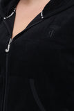 Plus-Size Heritage Cotton Velour Hoodie - Juicy Couture