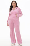 Plus-Size Heritage Cotton Velour Track Pants - Juicy Couture
