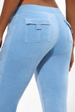 Crown Heritage Cotton Velour Pants - Juicy Couture