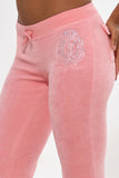Crown Heritage Cotton Velour Pants - Juicy Couture