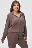 Plus-Size OG Big Bling Velour Hoodie - Juicy Couture