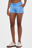 Crown Heritage Cotton Velour Shorts - Juicy Couture