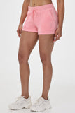 Crown Heritage Cotton Velour Shorts - Juicy Couture