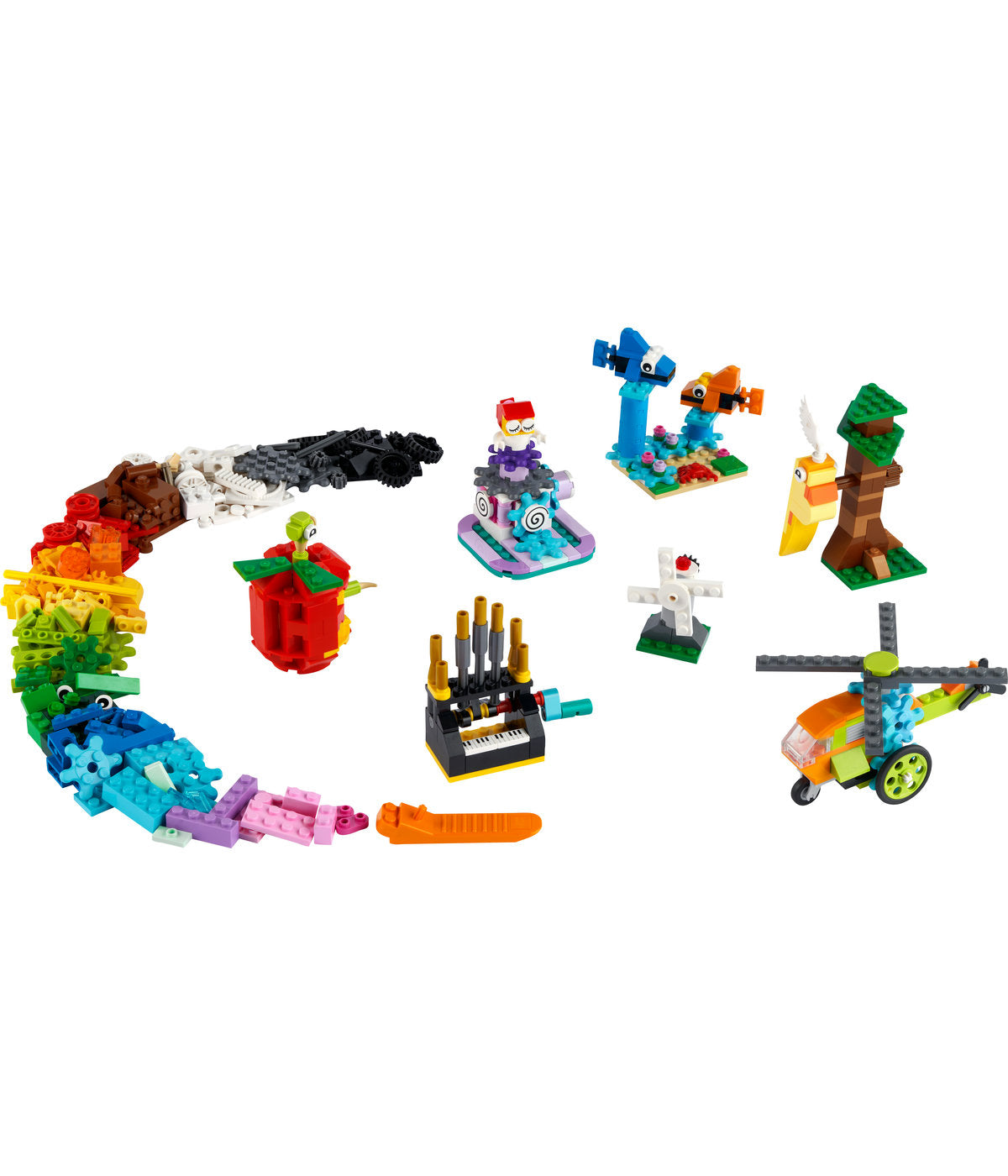 LEGO Classic Bricks and Functions 11019 Kids' Building Kit (500 Pieces)