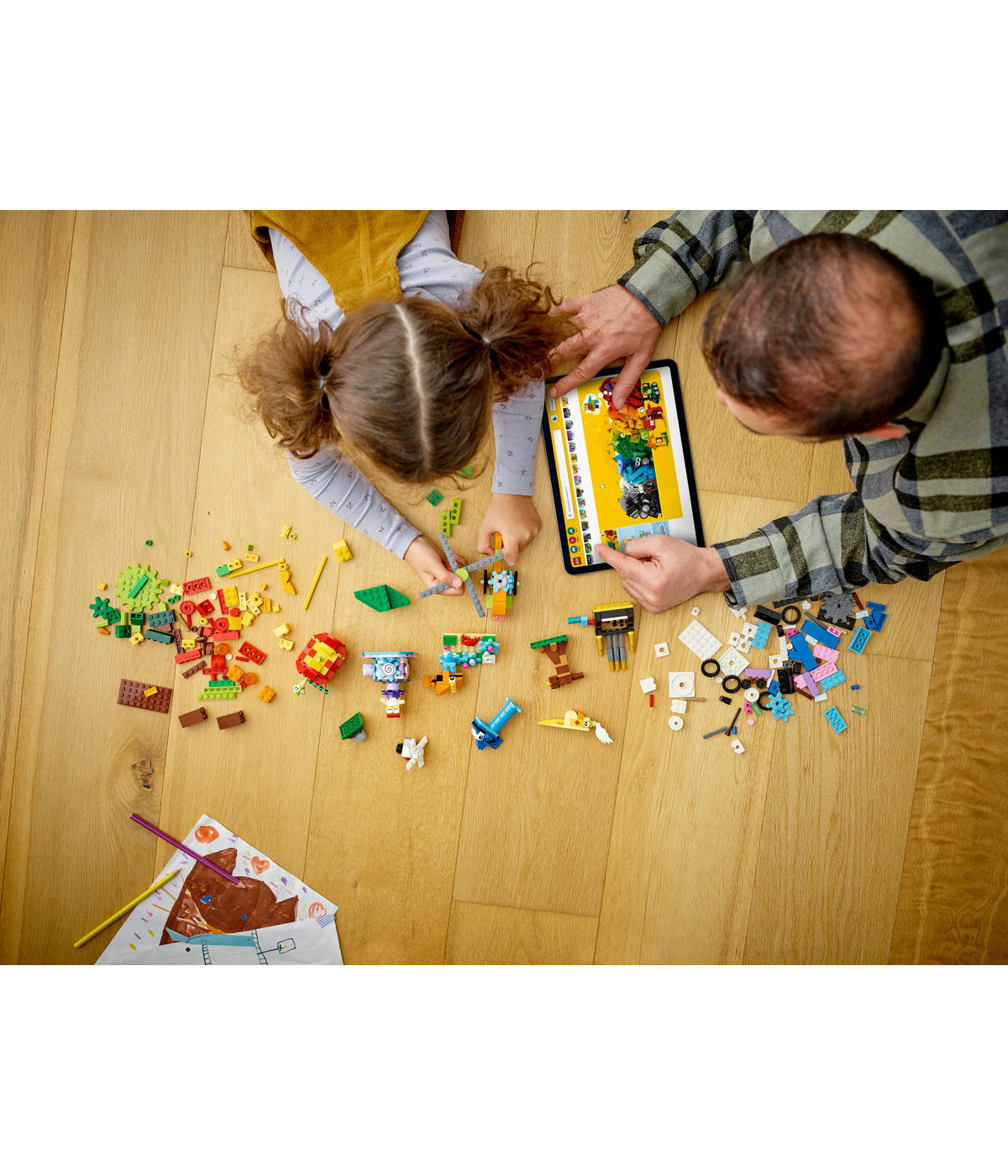 LEGO Classic Bricks and Functions 11019 Kids' Building Kit (500 Pieces)