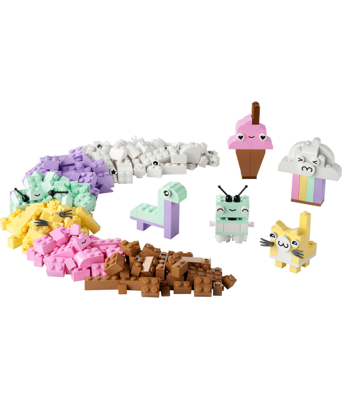 LEGO Classic Creative Pastel Fun 11028 Building Toy Set (333 Pieces)