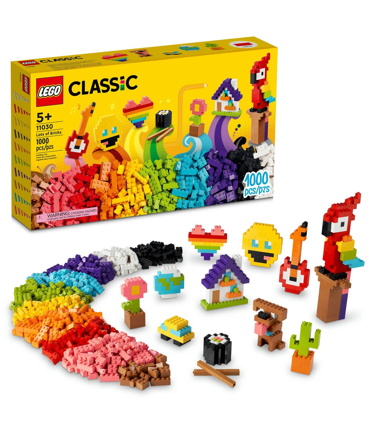 LEGO Classic Lots of Bricks 11030 Building Toy Set (1,000 Pieces)