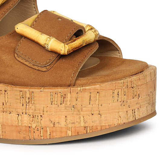 Corkie - Cognac Sandals