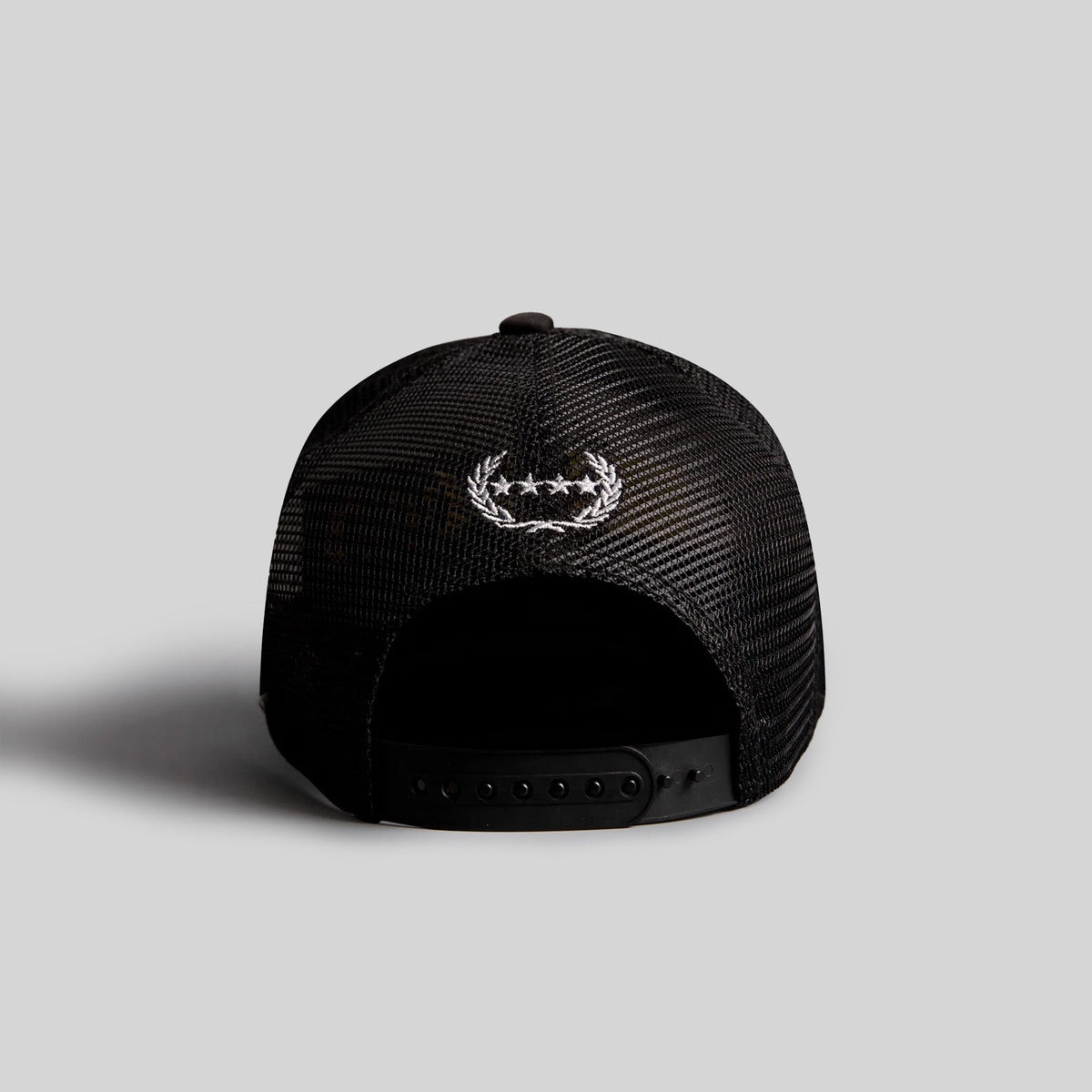 DEMON TIME BLACK TRUCKER HAT - RED DEVIL