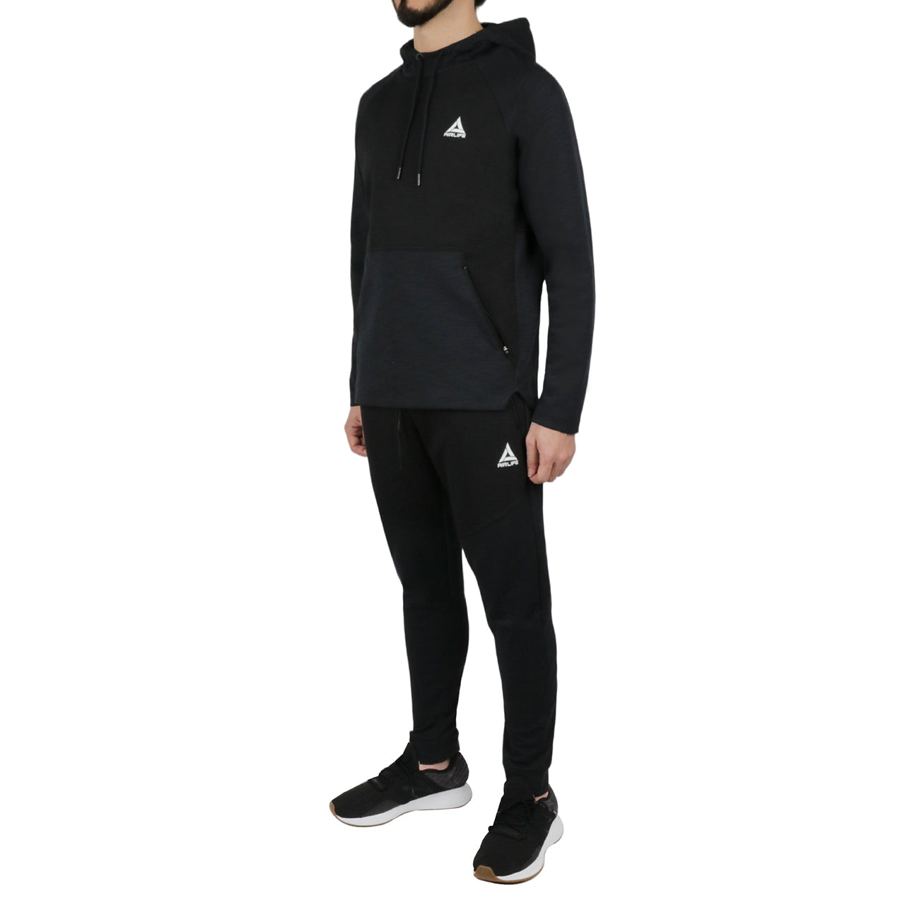 Men's Kangroo Tracksuit in Black