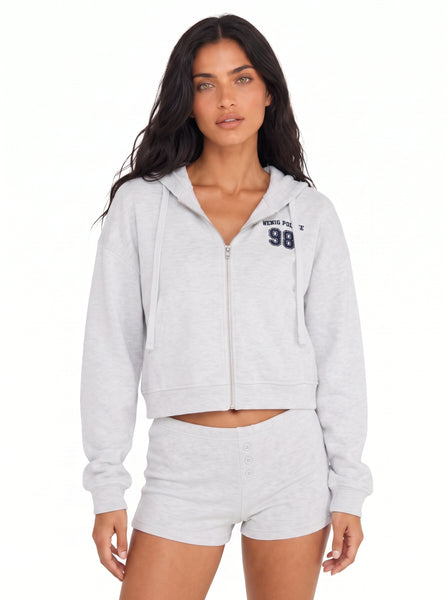 Women's New York Graphic Zip-Up Hoodie | Forever 21