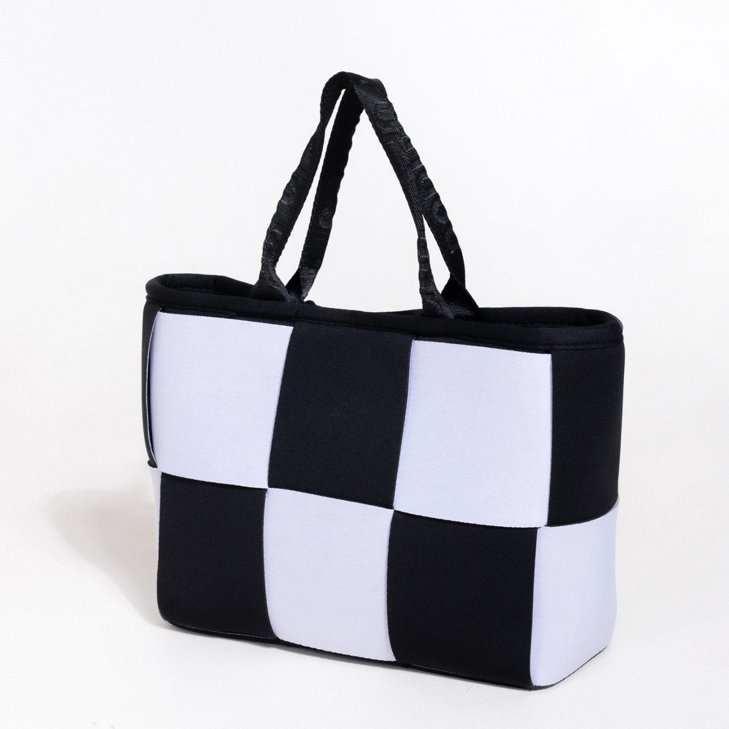 MINI ICON TOTE BLACK and WHITE