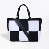 MINI ICON TOTE BLACK and WHITE