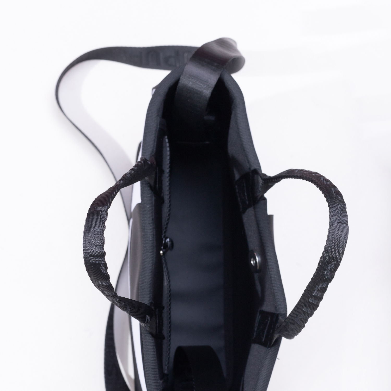MINI ICON TOTE BLACK and WHITE