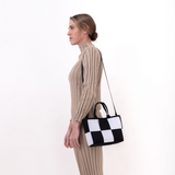 MINI ICON TOTE BLACK and WHITE