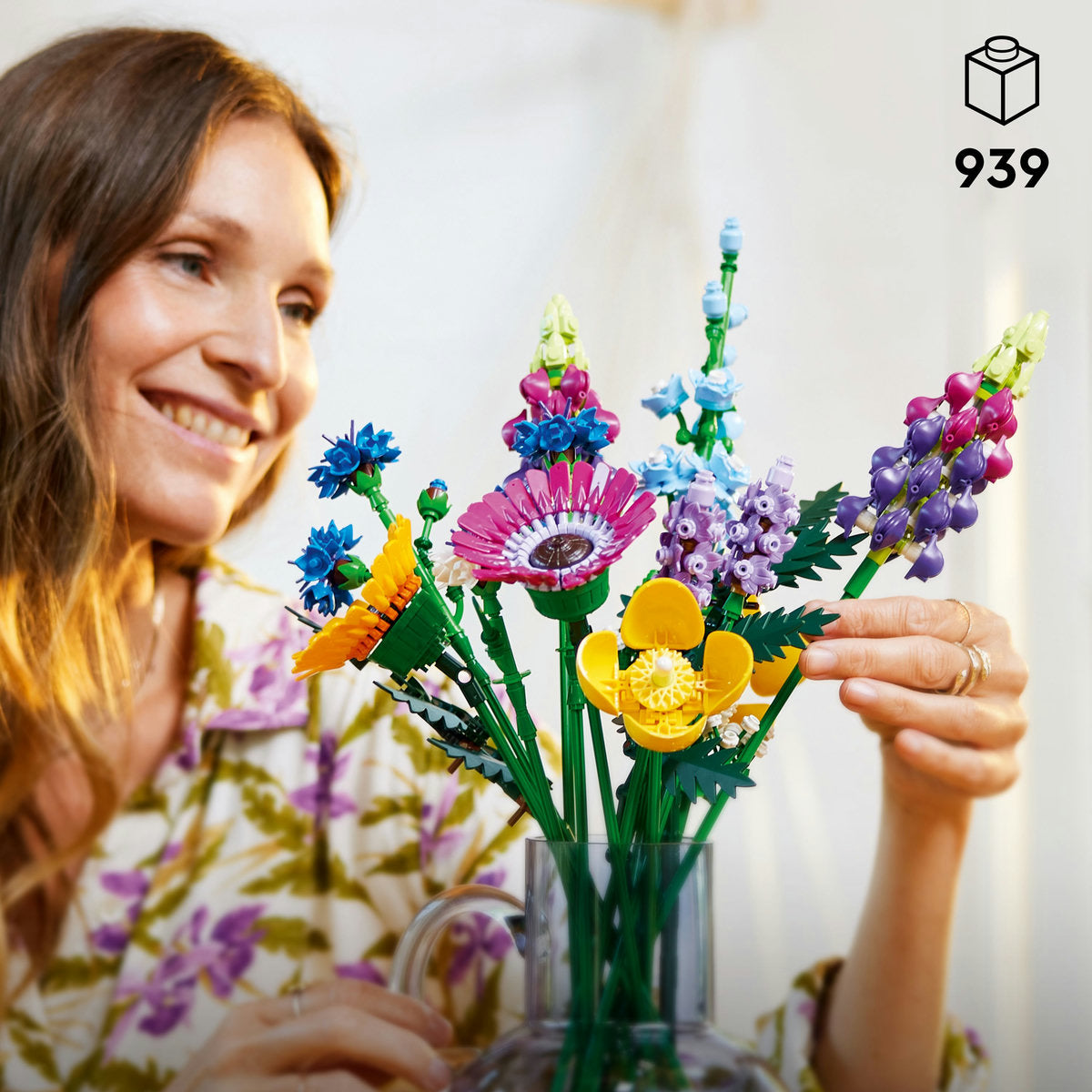 LEGO® Icons Wildflower Bouquet 10313 Building Set 939 Pieces