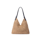 Raffia Triangle Women's Shoulder Bags