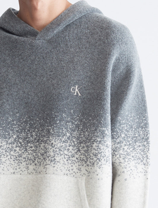 Long Sleeves Ombre Pullover Hoody