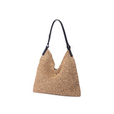Raffia Triangle Women's Shoulder Bags
