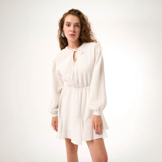Mizalle - Dress Ecru Apparel