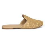 Andrea - Beige Mules