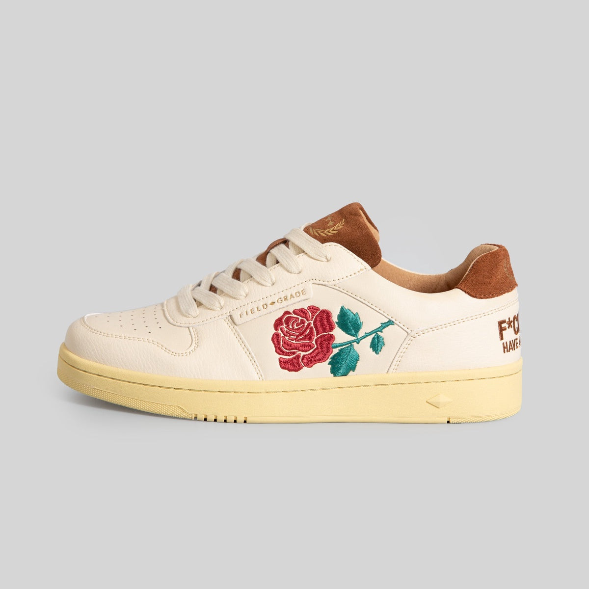 FG-1 LOW "HAVE a NICE DAY" OFF WHITE / MOCHA