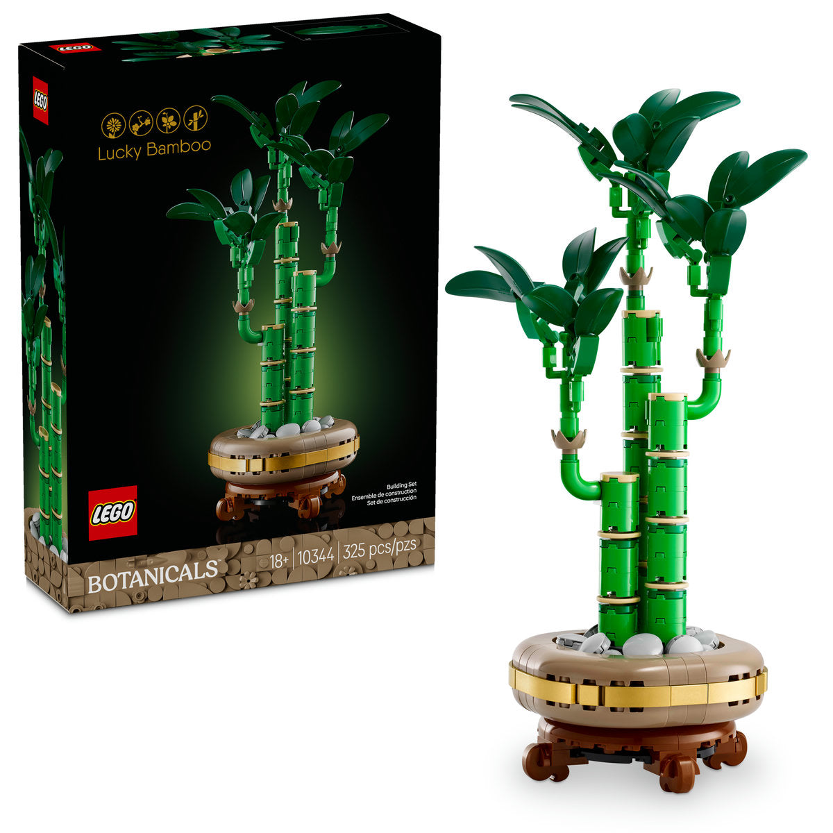 LEGO® Botanicals Lucky Bamboo Plant Decor 10344
