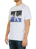 Short Sleeves Torn Logo Crew Tee