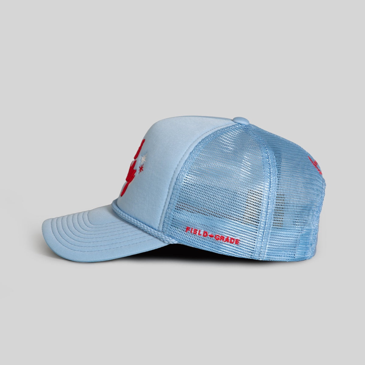 CASH ONLY UNI BLUE FOAM MESH TRUCKER