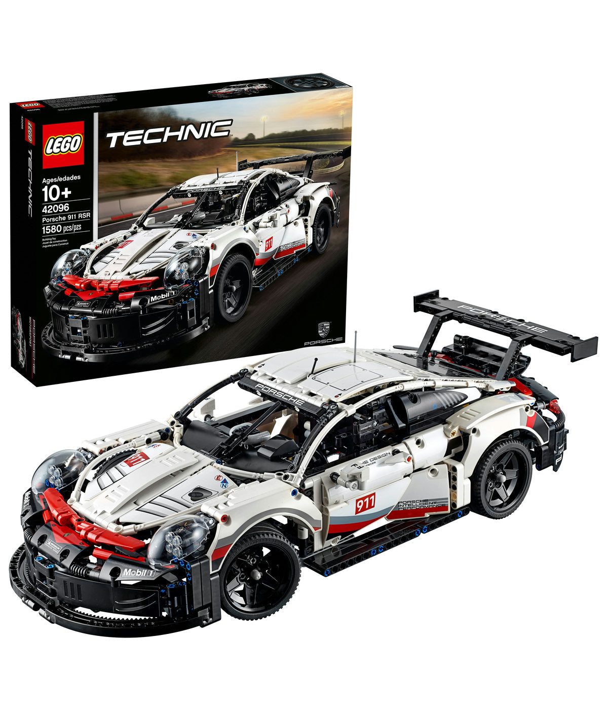 LEGO Technic Porsche 911 RSR 42096 Building Kit (1580 Pieces)