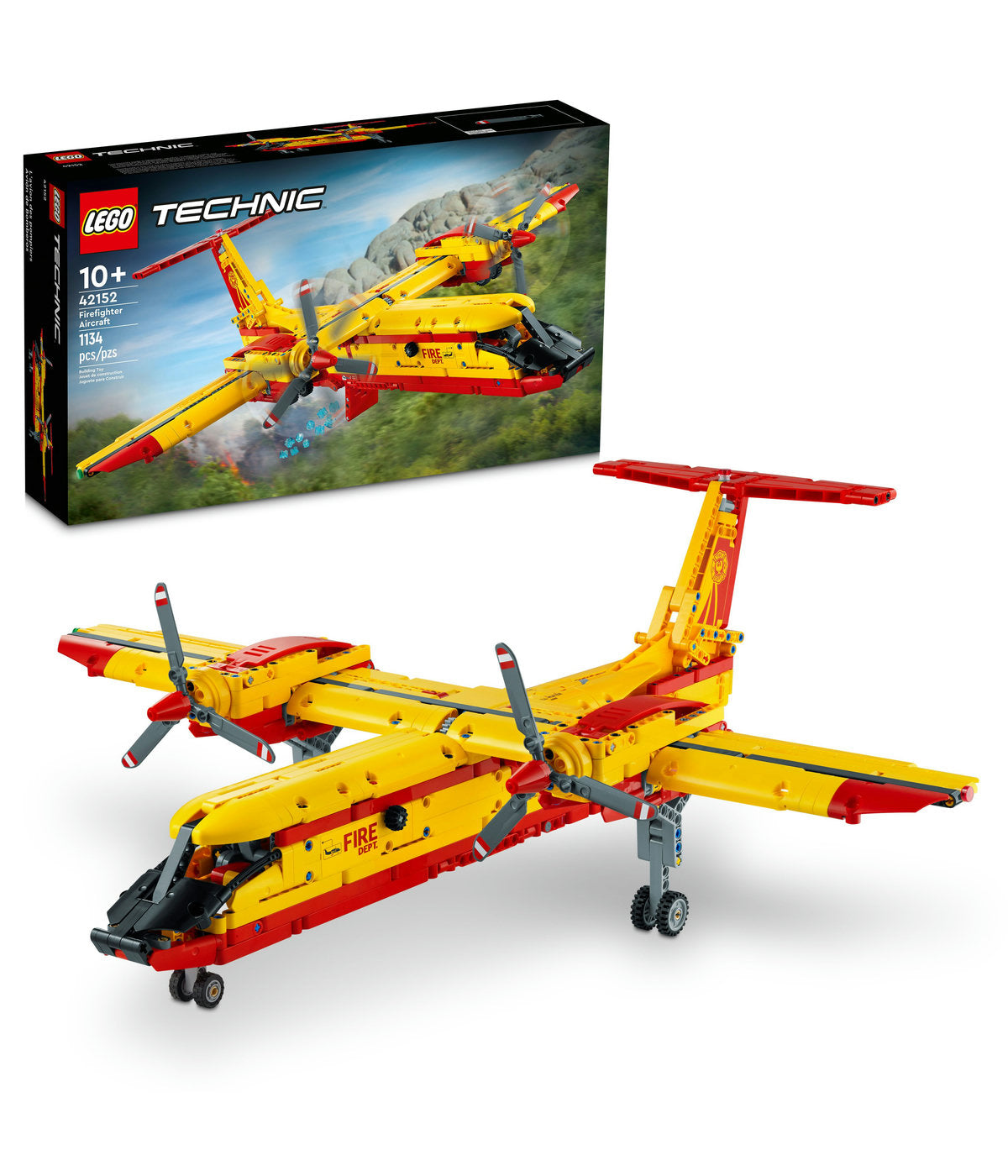 LEGO Technic Firefighter Aircraft 42152 Building Toy Set (1,134 Pieces)