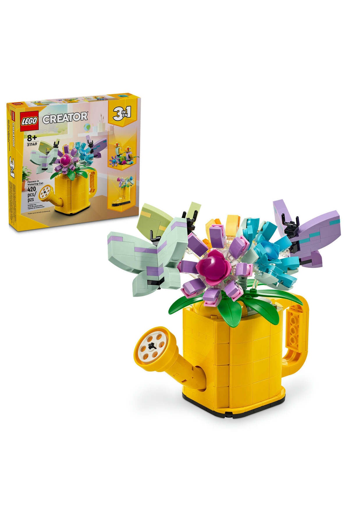 LEGO® Creator Flowers in Watering Can 3in1 Toy 31149