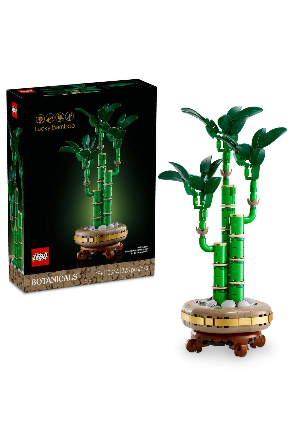 LEGO® Botanicals Lucky Bamboo Plant Decor 10344