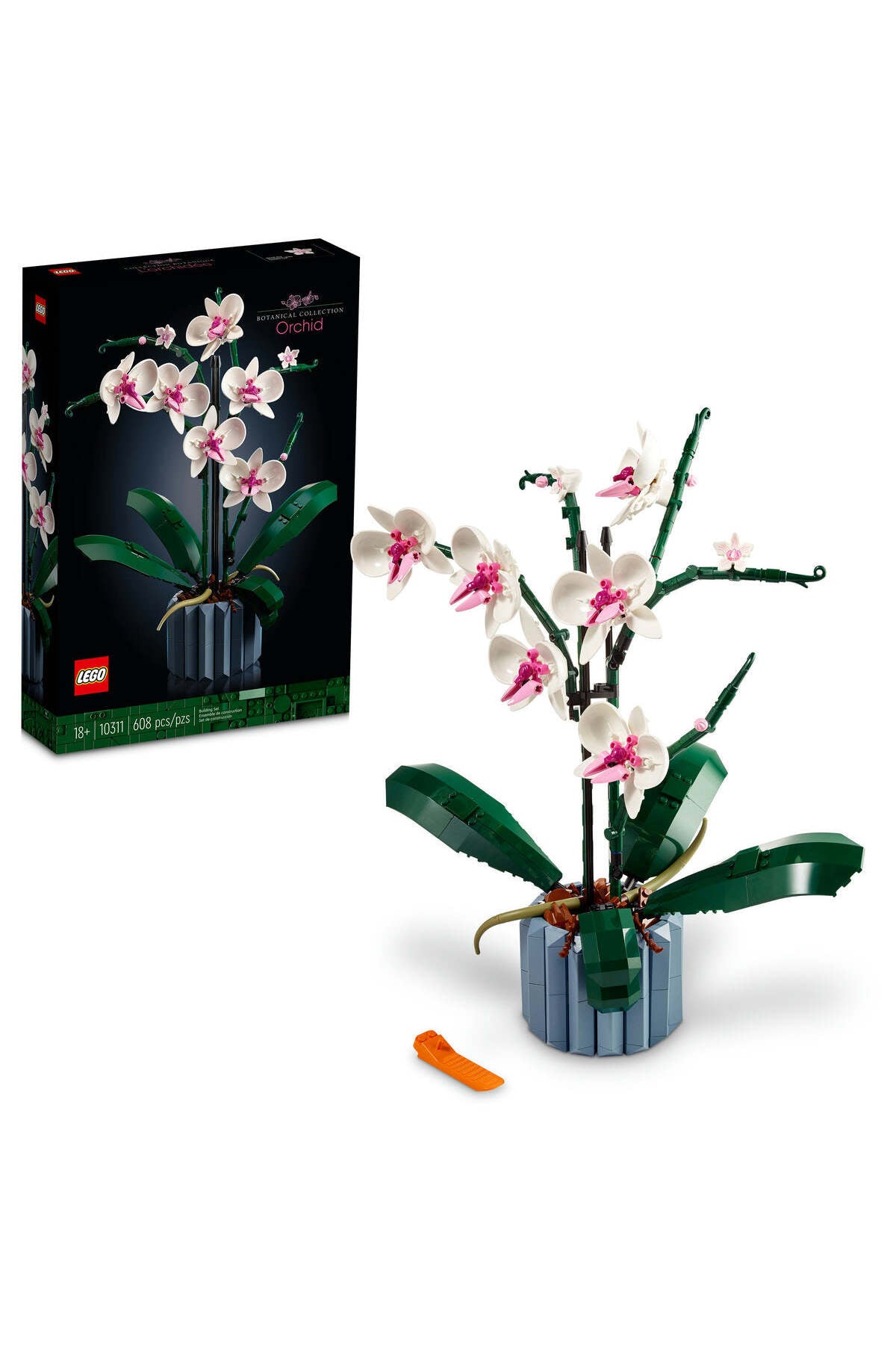 LEGO® Orchid 10311 Plant Decor Building Kit 608 Pieces
