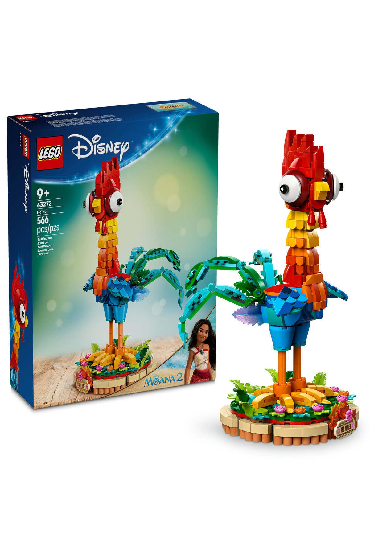 LEGO® ǀ Disney Moana 2 Heihei Buildable Animal Model Kit 43272